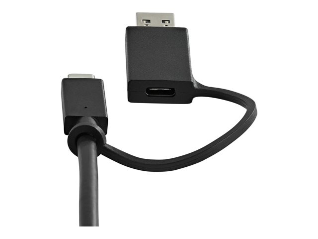 StarTech.com USB-C & USB-A Dock, Hybrid Universal Laptop Docking Station with 100W Power Delivery, Dual Monitor 4K 60Hz HDMI & DisplayPort, 4x USB 3.1 Gen 1 Hub, Gigabit Ethernet (GbE) - Hybrid USB Type-C Dock (DK30C2DPEPUE) - Docking station - USB-C - 2 x HDMI, 2 x DP - 1GbE - 170 Watt
