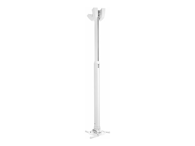 Vogel's PPC 1585 - Bevestigingskit (plafondbevestiging, interfaceplaat, telescopische paal) - voor projector - wit - te bevestigen aan het plafond