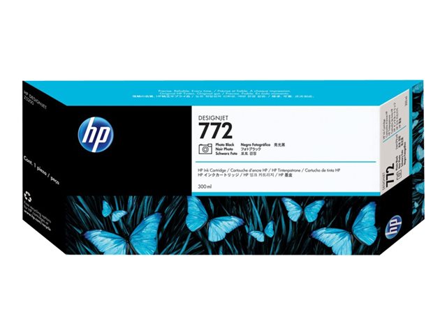HP 772 - 300 ml - photo black - original - DesignJet - ink cartridge - for DesignJet HD Pro MFP, Z5200, Z5200 PostScript, Z5400 PostScript ePrinter