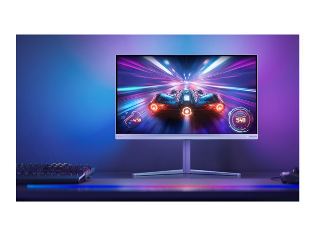 Philips Evnia 5000 27M2C5501 - LED monitor - gaming - curved - 27\" - 2560 x 1440 QHD @ 180 Hz - Fast VA - 5000:1 - HDR10 - 0.5 ms - 2xHDMI, DisplayPort - white