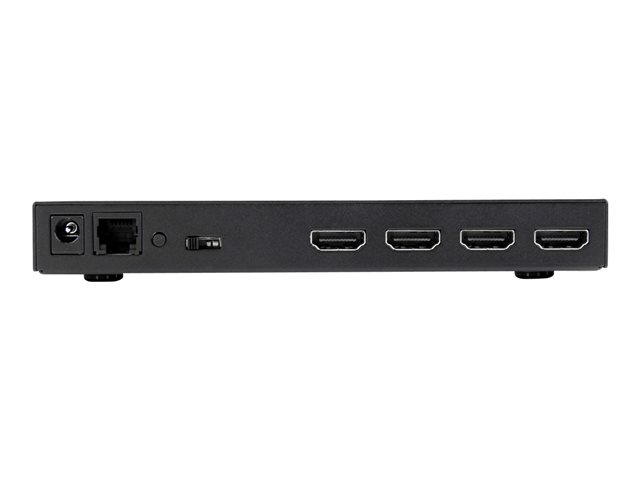 StarTech.com 4 Port HDMI Switch - 4K with Fast Switching, Auto-Sensing & Serial Control - Automatic 4x1 HDMI Video Switcher Box (VS421HD4KA) - Video/audio switch - 4 x HDMI - desktop