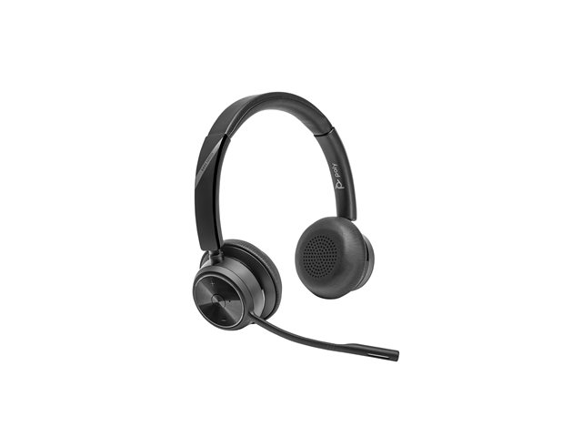 Poly Savi 7420 Office Stereo DECT 1880-1900 MHz Headset EMEA - INTL English - Euro plug - Replaces Poly SKU 2-221111-205