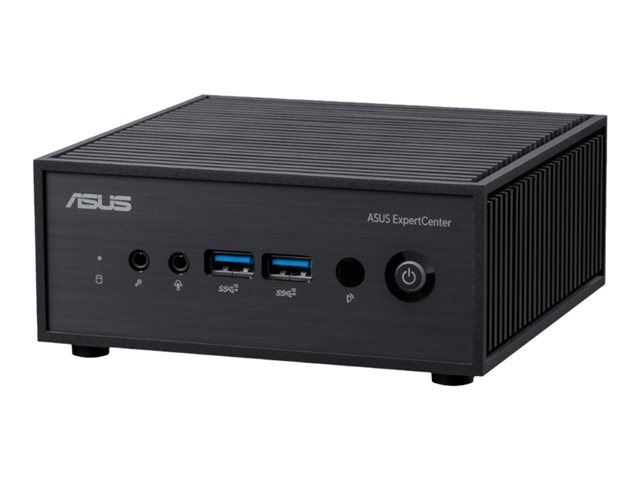 ASUS ExpertCenter PN42 BBN200MV - Barebone - mini PC 1 x N-series N200 / up to 3.7 GHz - RAM 0 GB - UHD Graphics - Gigabit Ethernet, 2.5 Gigabit Ethernet - black