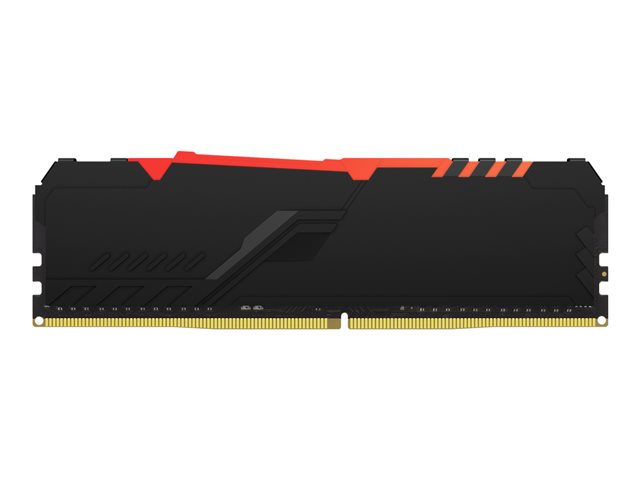 Kingston FURY Beast RGB - DDR4 - kit - 32 GB: 2 x 16 GB - DIMM 288-pin - 3200 MHz / PC4-25600 - CL16 - 1.35 V - unbuffered - non-ECC - black