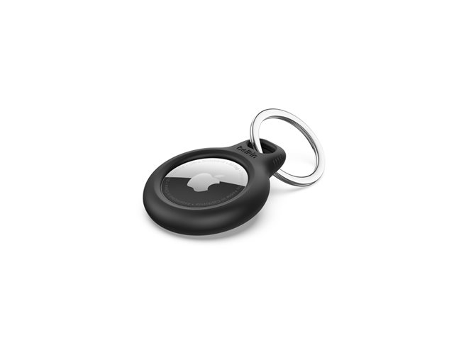Belkin Secure holder with Keyring for Airtag - 2 Pack Black
