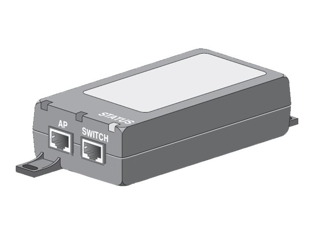 Cisco Aironet - PoE injector - AC 100-240 V - 15.4 Watt - refurbished - for Aironet 1602e Controller-based, 1602e Standalone, 1602i Controller-based, 1602i Standalone