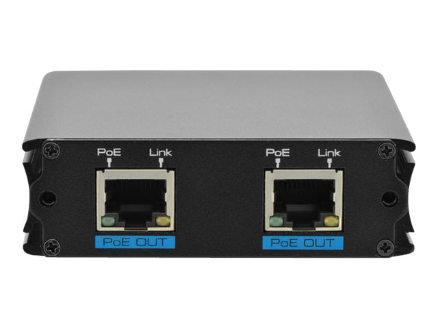 DIGITUS FAST ETHERNET REPEATERPOE+ WITH 1X INPUT AND 2X OUTPUT