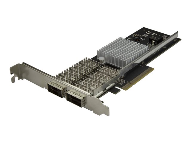 StarTech.com Dual Port 40G QSFP+ Network Card, Intel XL710 Open QSFP+ Converged Adapter, PCIe 40 Gigabit Ethernet Server NIC, 40GbE Fiber Optic LAN Card, Dell PowerEdge HPE ProLiant, 40Gb - Network Interface Card - Network adapter - PCIe - 40 Gigabit QSFP+ x 2
