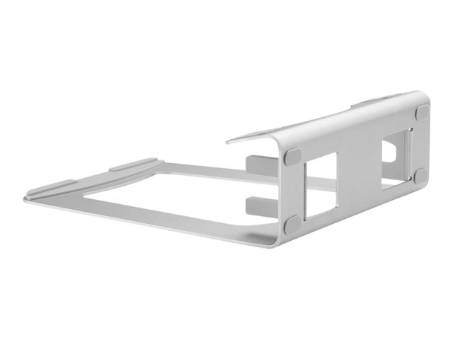 StarTech.com Laptop Stand, 2-in-1 Laptop Riser Stand or Vertical Stand, Ideal for Ultrabooks & MacBook Pro/Air up to 15\", Ergonomic Angled Notebook Holder for Office Desk, Silver, Aluminum - Elevated Laptop Stand - Notebook stand - desktop - 11\" - 15\" - silver
