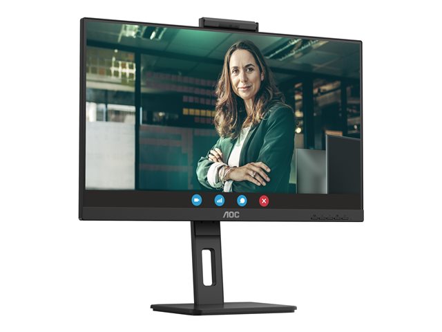 AOC Pro-line Q27P3CW - LED monitor - 27\" - 2560 x 1440 QHD @ 75 Hz - IPS - 350 cd/m² - 1000:1 - 4 ms - 2xHDMI, DisplayPort, USB-C - speakers - black