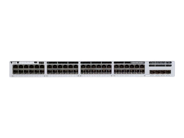 Cisco Meraki Catalyst 9300L-48P-4X - Switch - L3 - Managed - 48 x 10/100/1000 (PoE+) + 4 x 1/10 Gigabit (uplink) - rack-mountable - PoE+ (505 W) - AC