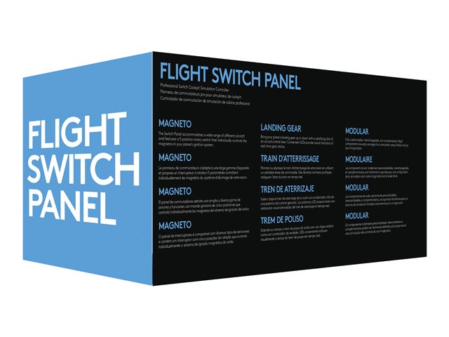 Logitech Flight Switch Panel - Flight simulator instrument panel - wired - for PC