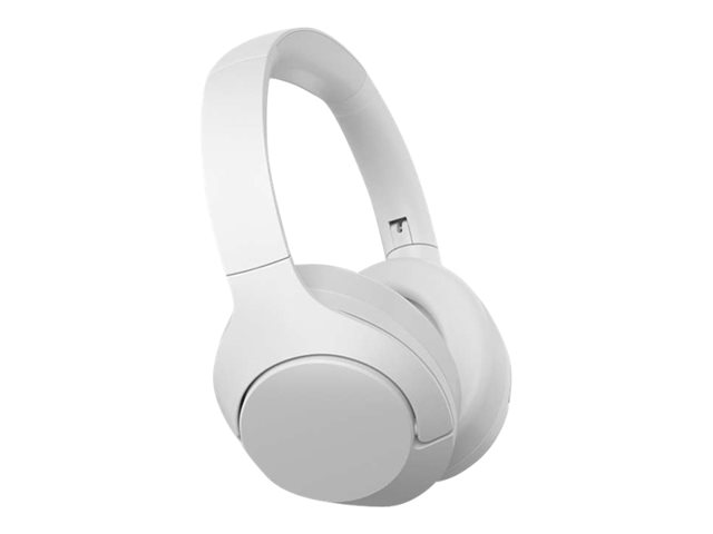 Philips TAH8506 - Headphones with mic - full size - Bluetooth - wireless, wired - active noise cancelling - 2.5 mm jack - white