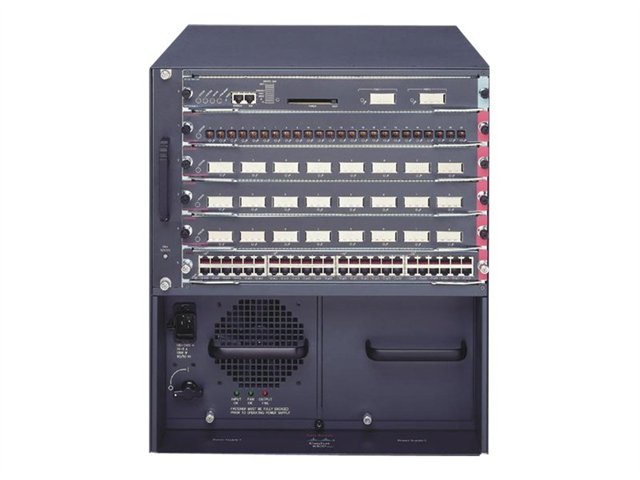 Chassis/Enh C6506 6slot 12RU noPSU Refur (note: please don't forget your Cisco service contract if applicable)