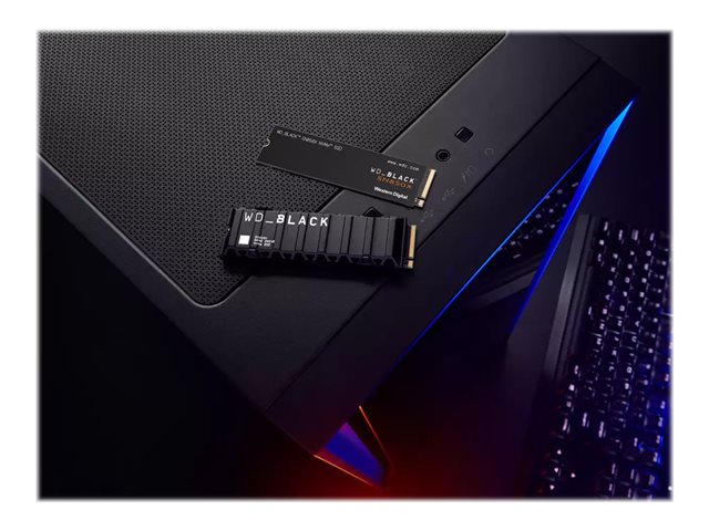WD_BLACK SN850X WDS200T2XHE - SSD - encrypted - 2 TB - internal - M.2 2280 - PCIe 4.0 x4 (NVMe) - TCG Opal Encryption 2.01 - integrated heatsink