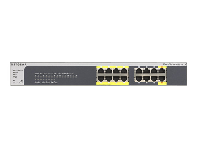 NETGEAR Smart GS510TPP - Switch - L3 Lite - smart - 8 x 10/100/1000 (PoE+) + 2 x SFP - desktop, rack-mountable - PoE+ (190 W)