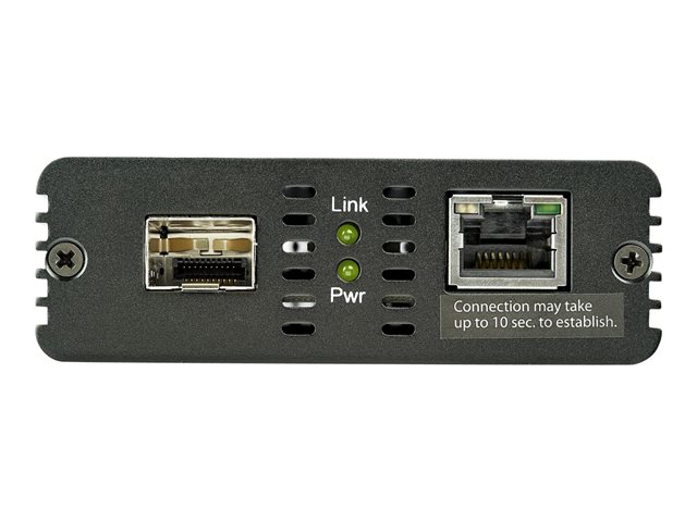 StarTech.com 10GbE Fiber Ethernet Media Converter for 10Gbps Network 10GBASE-T SFP to RJ45 Multigigabit Singlemode/Multimode Fiber Optic to Copper Network Ethernet to Fiber Bridge, SMF/MMF - SFP to RJ-45 Converter (MCM10GSFP) - Fibre media converter - 10GbE - 10GBase-T, 10GBase-LR, 10GBase-SR - RJ-45 / SFP+
