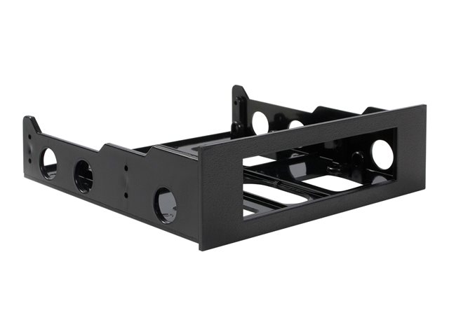 StarTech.com 3.5\" to 5.25\" Front Bay Adapter - Mount 3.5\" HDD in 5.25\" Bay - Hard Drive Mounting Bracket w/ Mounting Screws (BRACKETFDBK) - Storage bay adapter - black - for P/N: 25SATSAS35HD, 35FCREADBU3, 35SAT225S3R, HSB225S3R, S251BU31REM, SATBP125VP