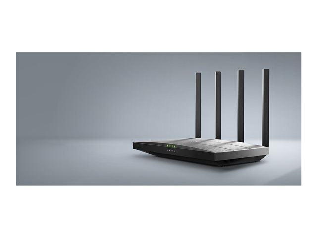 TP-Link Omada ER605W V1 - Wireless router 4-port switch - 1GbE - WAN ports: 3 - Wi-Fi 6 - Dual Band - wall-mountable