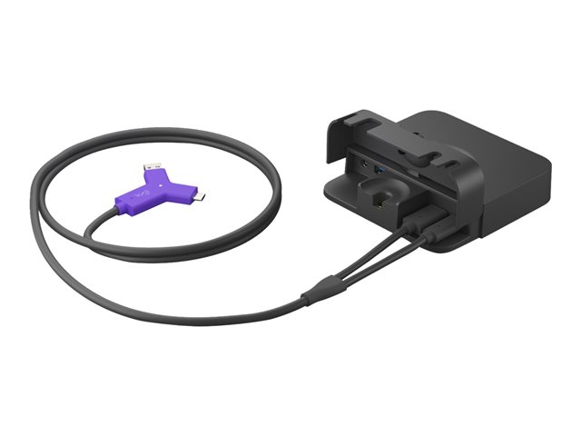 Logitech Swytch - Hub - 2 x HDMI + 1 x SuperSpeed USB + 2 x USB-C - desktop - for Room Solution Huddle, Large
