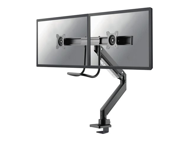 Neomounts NM-D775DX - Mounting kit - full-motion - for 2 LCD displays - black - screen size: 10\"-32\" - clamp mountable, grommet, desk-mountable