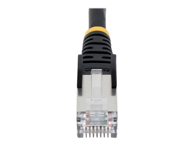 StarTech.com 7m CAT6a Ethernet Cable - Black - Low Smoke Zero Halogen (LSZH) - 10GbE 500MHz 100W PoE++ Snagless RJ-45 w/Strain Reliefs S/FTP Network Patch Cord - Patch cable - RJ-45 (M) to RJ-45 (M) - 7 m - S/FTP - CAT 6a - IEEE 802.3bt - snagless, s