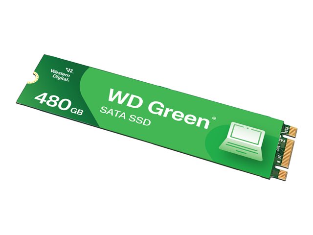 WD Green WDS480G3G0B-00BJF0 - SSD - 480 GB - internal - M.2 2280 - SATA 6Gb/s