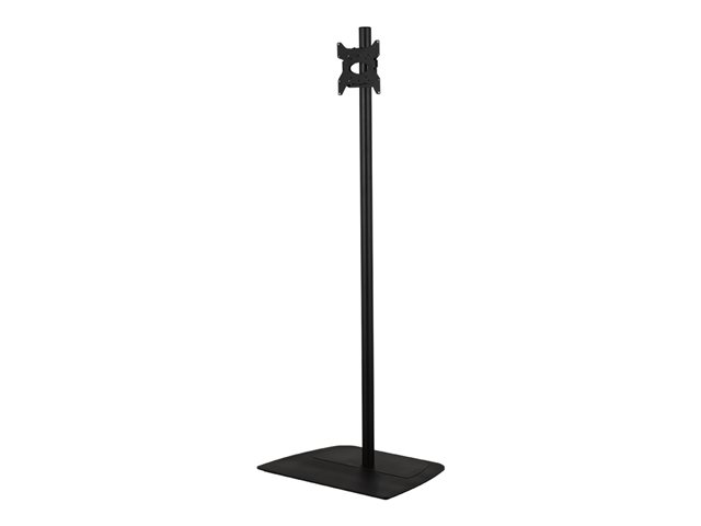 B-TECH PRO Install BT8571 - Stand - for flat panel - medium - steel - black - screen size: up to 47\" - mounting interface: up to 200 x 200 mm - floor-standing