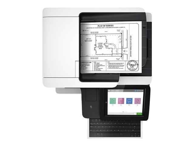 HP LaserJet Enterprise Flow MFP M528z - Multifunction printer - B/W - laser - Legal (216 x 356 mm)/A4 (210 x 297 mm) (original) - A4/Legal (media) - up to 43 ppm (copying) - up to 43 ppm (printing) - 650 sheets - 33.6 Kbps - USB 2.0, Gigabit LAN, Wi-
