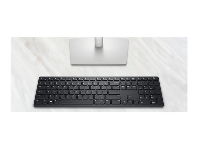 Dell KB500 - Keyboard - wireless - 2.4 GHz - QWERTY - UK - black - with 3 years Next Business Day Advanced Exchange Service