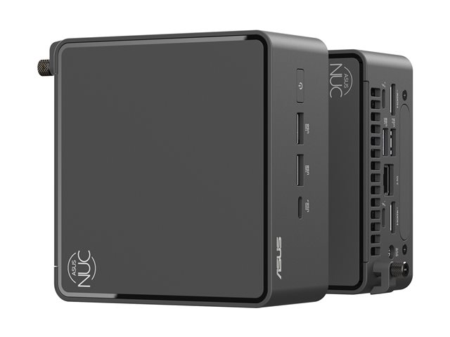 ASUS NUC 15 Pro Tall Kit - Barebone - mini PC 1 x Core 5 210H / up to 4.8 GHz - RAM 0 GB - Intel Graphics - IEEE 802.11ax (Wi-Fi 6), IEEE 802.11be (Wi-Fi 7), Bluetooth 5.4 - black