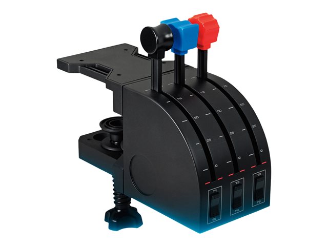 Logitech Flight Yoke System - Yoke and throttle - wired - for PC