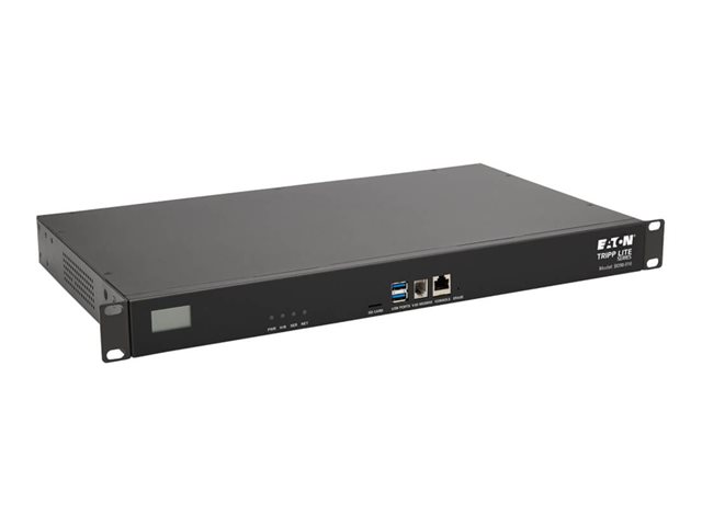 16-Port Console Server, USB Ports (2) - Dual GbE NIC, 16 Gb Flash, SD Card, Desktop/1U Rack, TAA