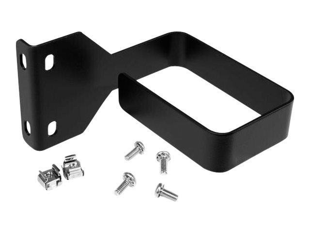 StarTech.com 2.4 x 3.9in Vertical Cable Management D Ring - 1.5U Metal D-Ring Hooks - Wire Organizer for 2 or 4-Post Network/Server Racks (CMHOOKMW) - Cable management ring - black - 1U - for P/N: RACK-18U-20-WALL-OA, RACK-21U-20-WALL-OA, RACK-24U-20-WALL-OA, RK3236BKF, RKQMCAB12V2