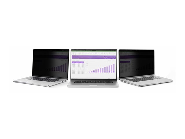 StarTech.com 14.1-inch 16:10 Touch Privacy Screen, Anti-Glare Blue Light Filter, Laptop Monitor Screen Protector, +/- 30 Deg. View Angle, Flip-Up - Notebook privacy filter (horizontal) - 2-way - adhesive, hinge tabs, flip hinges - 14.1\" - black