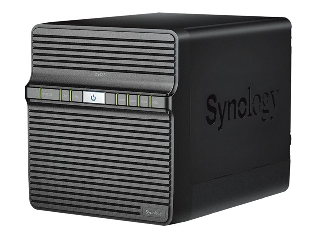 Synology Disk Station DS423 - NAS server - 4 bays - SATA 6Gb/s - RAID JBOD, RAID 0, 1, 5, 6, 10 - RAM 2 GB - Gigabit Ethernet - iSCSI support
