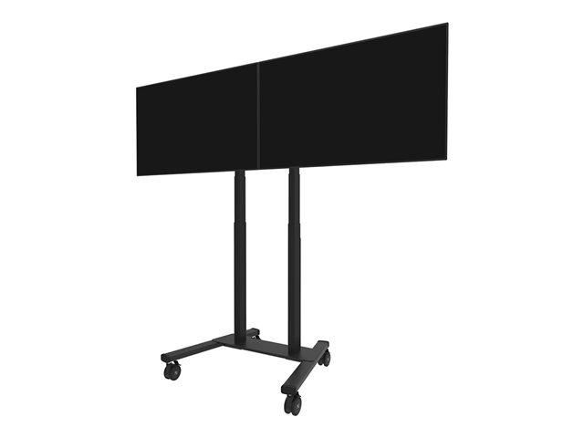 Neomounts ADM-875BL2 - Mounting component (adapter) - micro adjustable - for 2 flat panels - lockable - steel - black - screen size: 42\"-65\" - stand mountable - for Neomounts FL55-875BL1, WL55-875BL1