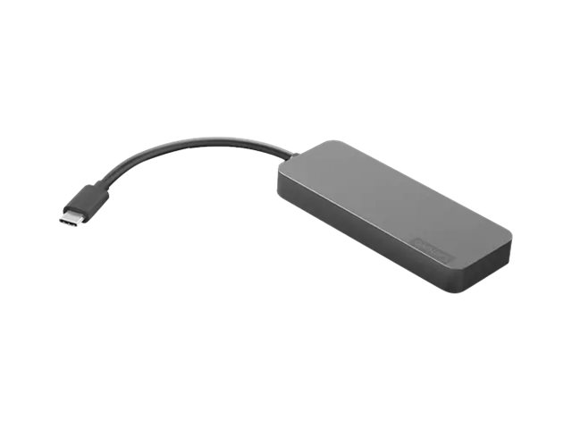 Lenovo USB-C to 4 Port USB-A Hub - Hub - 4 x SuperSpeed USB 3.0 + 1 x USB-C - desktop