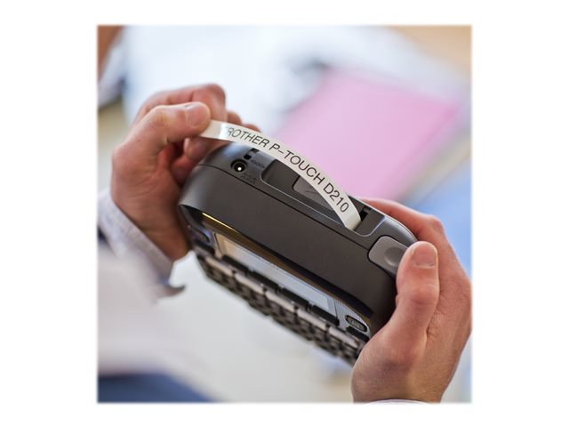 Brother P-Touch PT-D210VP - Labelmaker - B/W - thermal transfer - Roll (1.2 cm) - 180 dpi - up to 20 mm/sec - 2 line printing