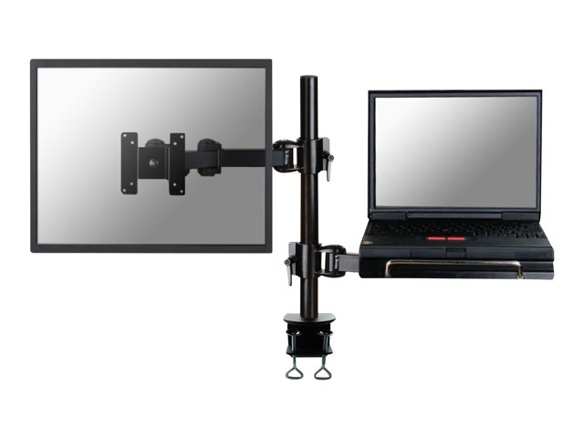 Neomounts FPMA-D960NOTEBOOK - Mounting kit - full-motion - for LCD display / notebook - black - screen size: 10\"-27\" - clamp mountable, desk-mountable