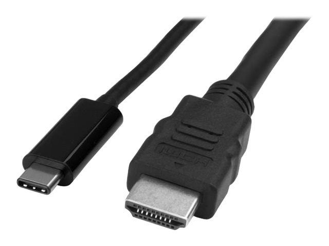 StarTech.com USB C to HDMI Cable - 3 ft / 1m - USB-C to HDMI 4K 30Hz - USB Type C to HDMI - Computer Monitor Cable (CDP2HDMM1MB) - External video adapter - USB-C - HDMI - for P/N: TB33A1C