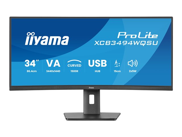 34\"W LCD Curved Business UWQHD VA