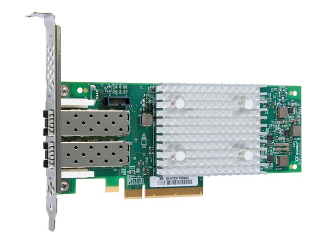 Lenovo ThinkSystem QLogic QLE2742 - Host bus adapter - PCIe 3.0 x8 low profile - 32Gb Fibre Channel SFP+ x 2 - for ThinkSystem SD530, SR630, SR650, SR850, SR860, SR950
