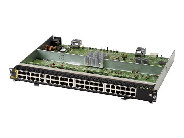 HPE Aruba Networking CX 6400 48-port 1GbE Class 4 PoE v2 Module