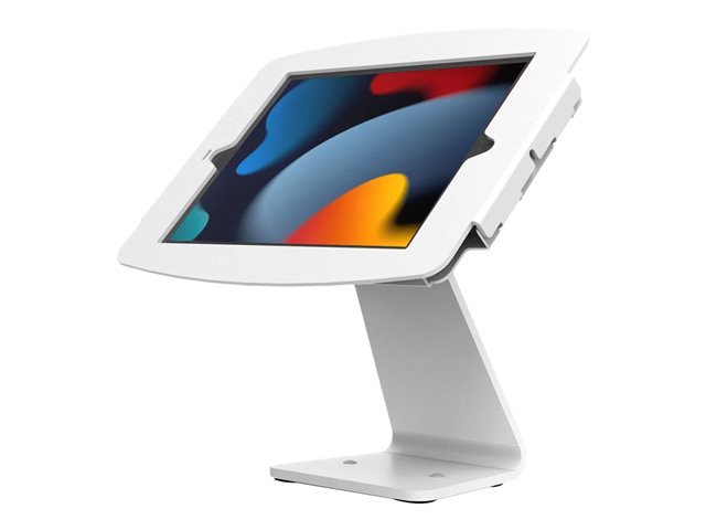 Compulocks iPad 10.9\" 10th Gen Space Enclosure Rotating Counter Stand - Stand - for tablet - lockable - high-grade aluminium - white - screen size: 10.9\" - mounting interface: 100 x 100 mm - counter top - for Apple 10.9-inch iPad (10th generation)