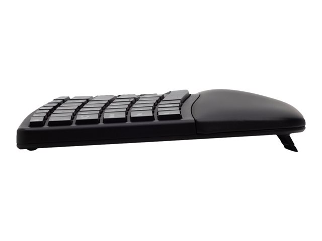 Kensington Pro Fit Ergo Wireless Keyboard and Mouse - Keyboard and mouse set - wireless - 2.4 GHz, Bluetooth 4.0, Bluetooth 4.2 - French - black