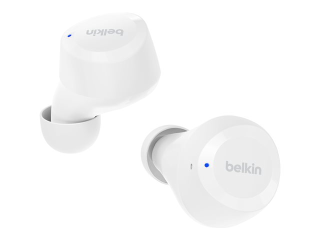 Belkin SoundForm Bolt - True wireless earphones with mic - in-ear - Bluetooth - white