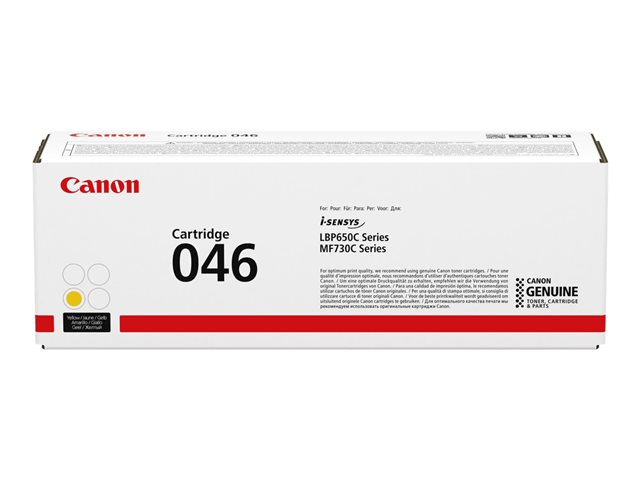 Canon 046 - Yellow - original - toner cartridge - for imageCLASS LBP654, MF731, MF735, i-SENSYS LBP653, LBP654, MF732, MF734, MF735
