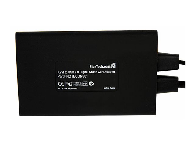 StarTech.com Crash Cart Adapter - 1920 x 1200 - Portable Laptop USB 2.0 to KVM Console (NOTECONS01) - KVM switch - 1 x KVM port(s) - 1 local user - desktop
