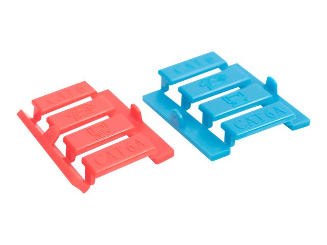 DIGITUS 45x45 mm 2-port face plate angle
